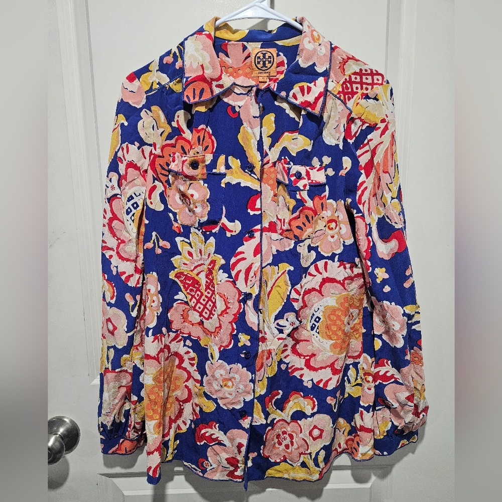 Tory Burch Floral Blouse - Multicolor